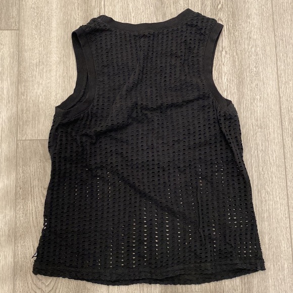 Fabletics - Black Mesh Top - Size Small - Picture 3 of 3